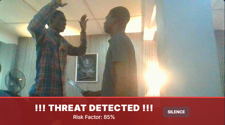 Threat detected in parking garage